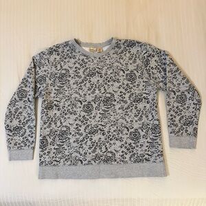 Covington Men's Floral Crewneck Sweater - Light Gray sz L